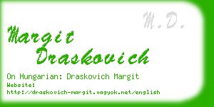 margit draskovich business card